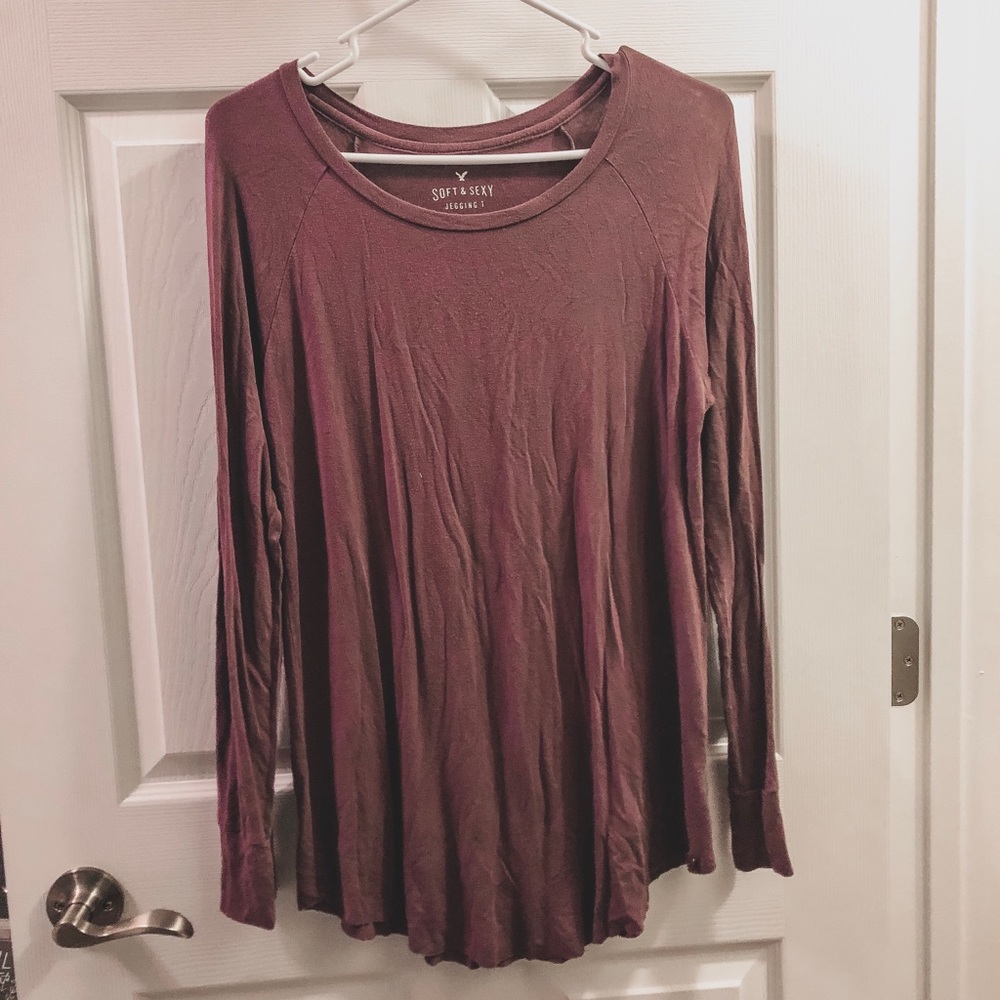 american eagle jegging tee !!!
